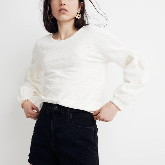 Madewell Bubble-Sleeve Top size XXL NWT - Picture 1 of 8